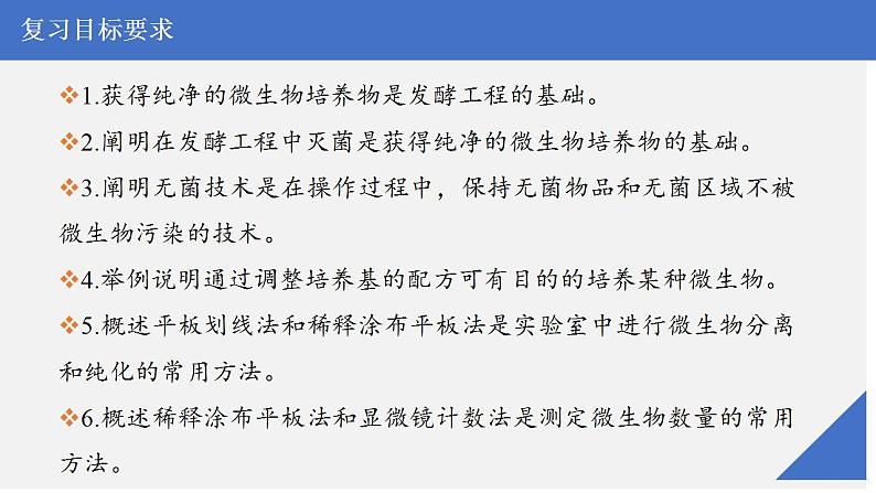 新高考生物一轮复习核心考点练习课件第53讲微生物的培养技术及应用（含解析）第3页