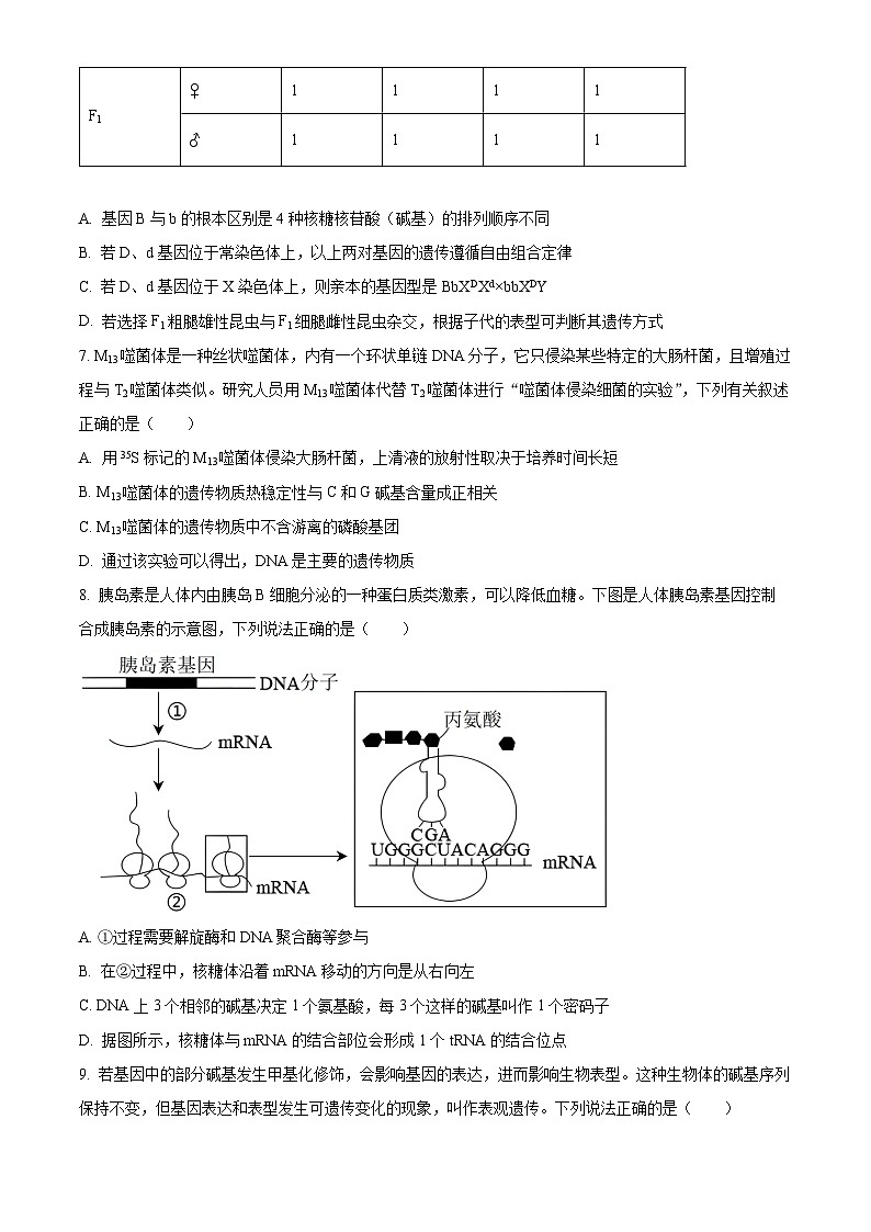 2024重庆市巴蜀中学高二上学期10月月考试题生物含答案第3页