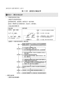 新高考生物一轮复习精品讲义第13讲 基因的分离定律（含解析）