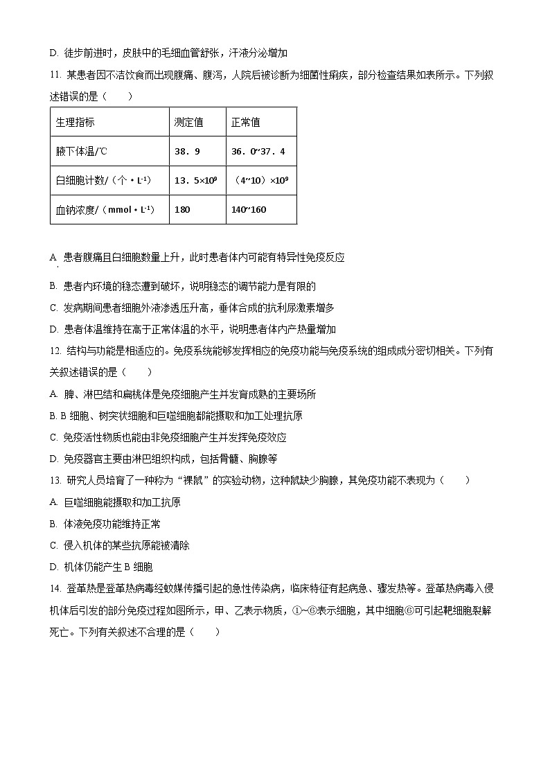 【期中真题】辽宁省县级重点高中联合体高二上学期期中生物试题03
