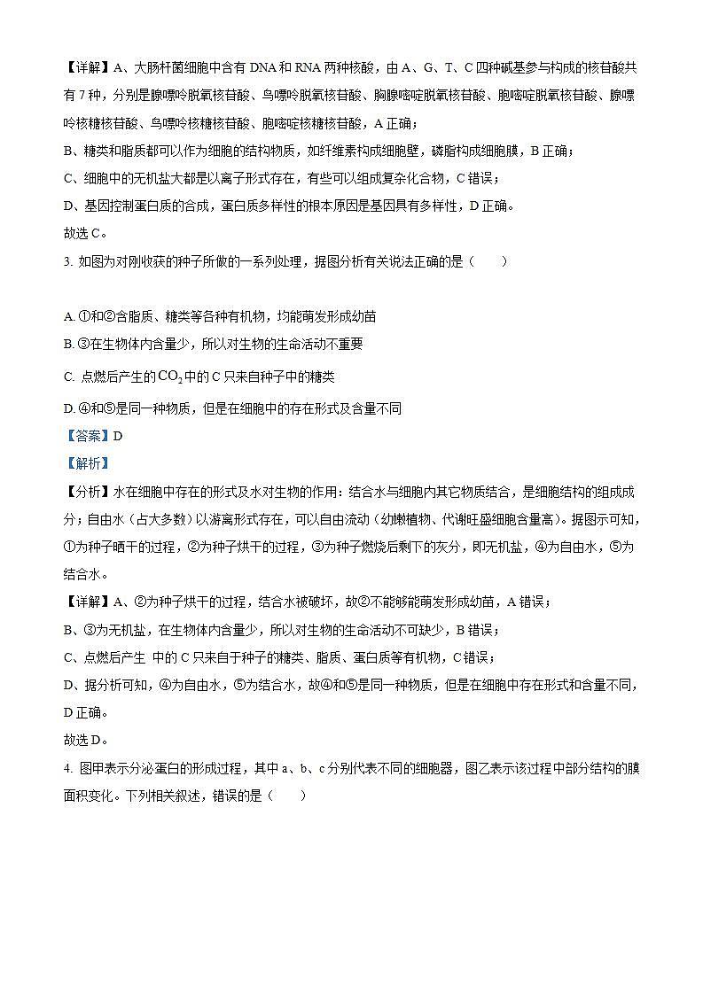 【期中真题】河南省部分重点中学环际大联考圆梦计划2022-2023学年高三上学期期中生物试题02