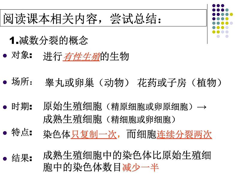 2.1 减数分裂和受精作用课件PPT第6页