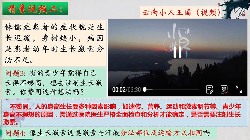 3.1+激素与内分泌系统（第一课时）-【探究课堂】2023-2024学年高二生物上学期同步优质课件（人教版2019选择性必修1）05