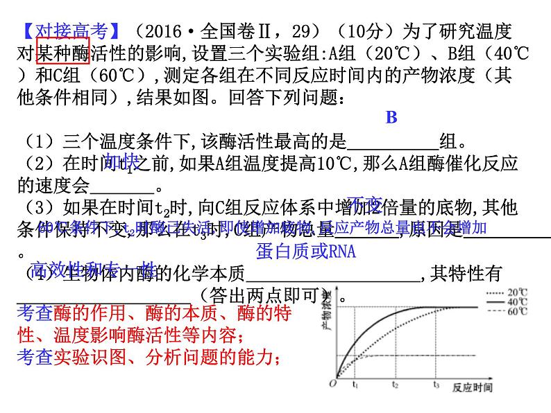 2023届高三生物二轮复习课件酶的作用、本质和特性第2页