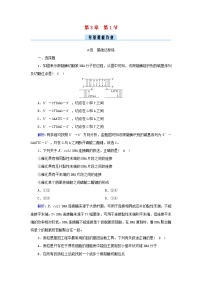 高中生物人教版 (2019)选择性必修3第3章 基因工程第1节 重组DNA技术的基本工具达标测试