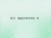 新教材适用2023_2024学年高中生物第1章走近细胞第2节细胞的多样性和统一性课件新人教版必修1