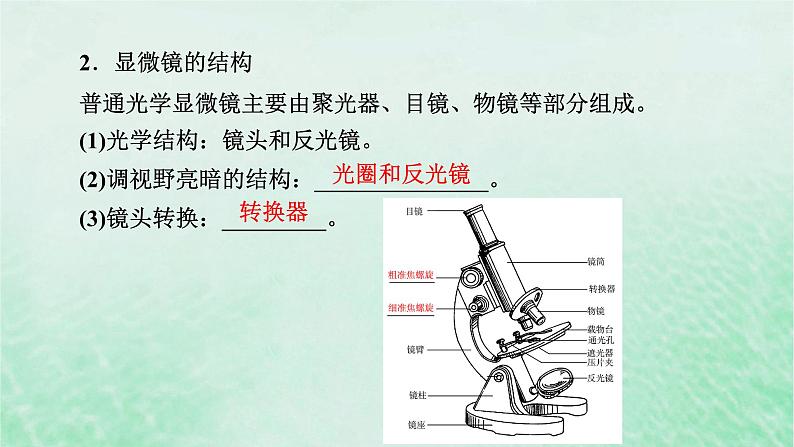 新教材适用2023_2024学年高中生物第1章走近细胞第2节细胞的多样性和统一性课件新人教版必修107