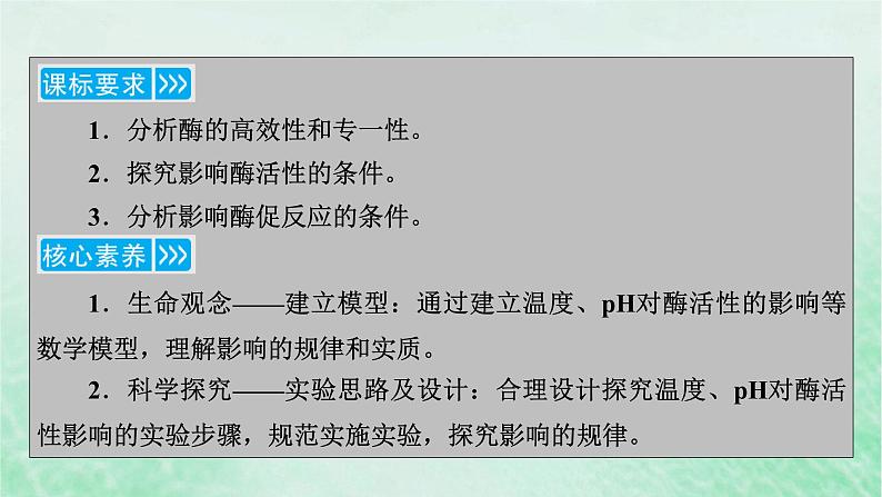 新教材适用2023_2024学年高中生物第5章细胞的能量供应和利用第1节降低化学反应活化能的酶第2课时酶的特性课件新人教版必修1第3页