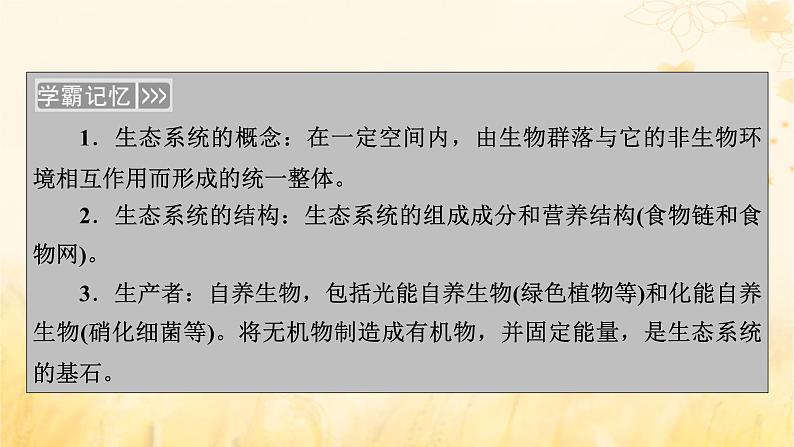 新教材适用2023_2024学年高中生物第3章生态系统及其稳定性第1节生态系统的结构课件新人教版选择性必修204