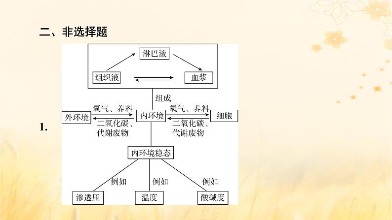 新教材适用2023_2024学年高中生物第1章人体的内环境与稳态本章整合课件新人教版选择性必修108