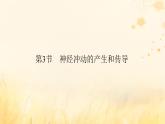 新教材适用2023_2024学年高中生物第2章神经调节第3节神经冲动的产生和传导课件新人教版选择性必修1