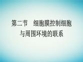 广西专版2023_2024学年新教材高中生物第2章细胞的结构第2节细胞膜控制细胞与周围环境的联系课件浙科版必修1
