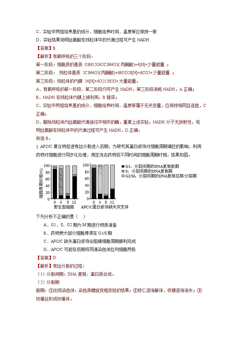 2024年1月浙江省普通高校招生选考科目考试生物学仿真模拟卷01（全解全析）第3页