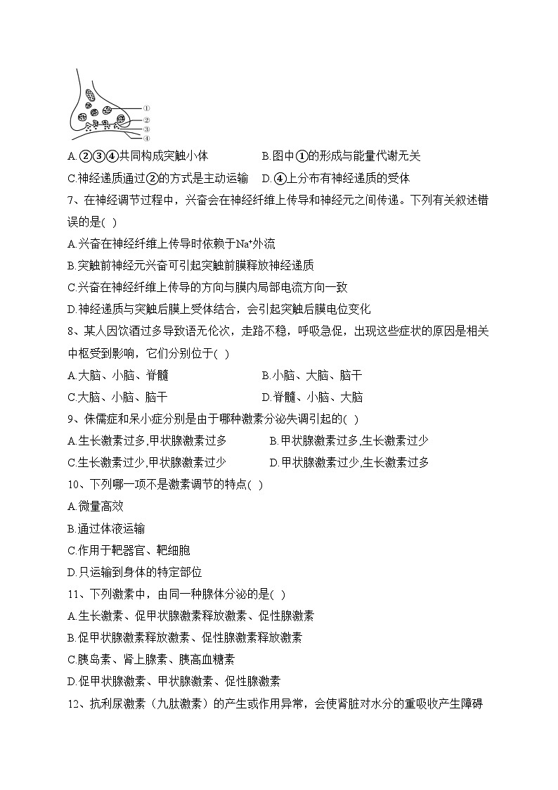 西宁市海湖中学2022-2023学年高二上学期期中考试生物试卷(含答案)02