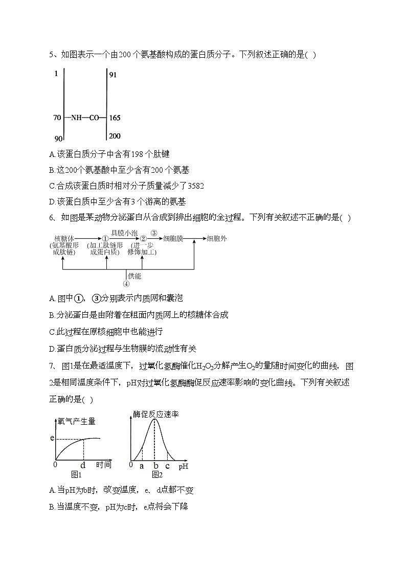 浙江省宁波市五校2022-2023学年高二上学期期中联考生物试卷(含答案)02