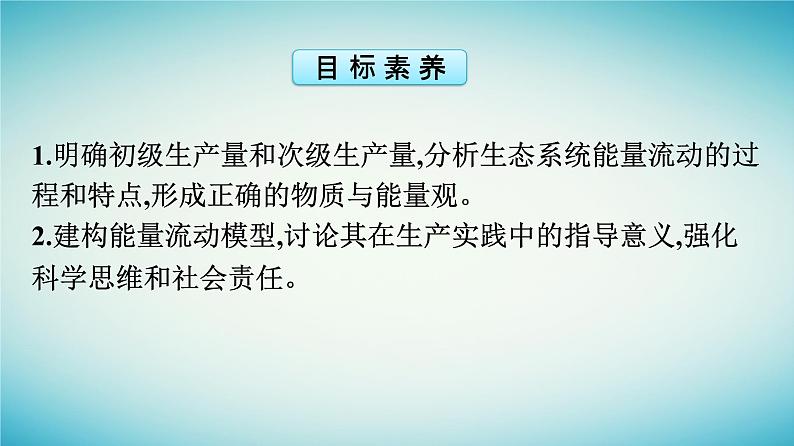 浙江专版2023_2024学年新教材高中生物第3章生态系统第3节生态系统中的能量单向递减流动课件浙科版选择性必修2第4页