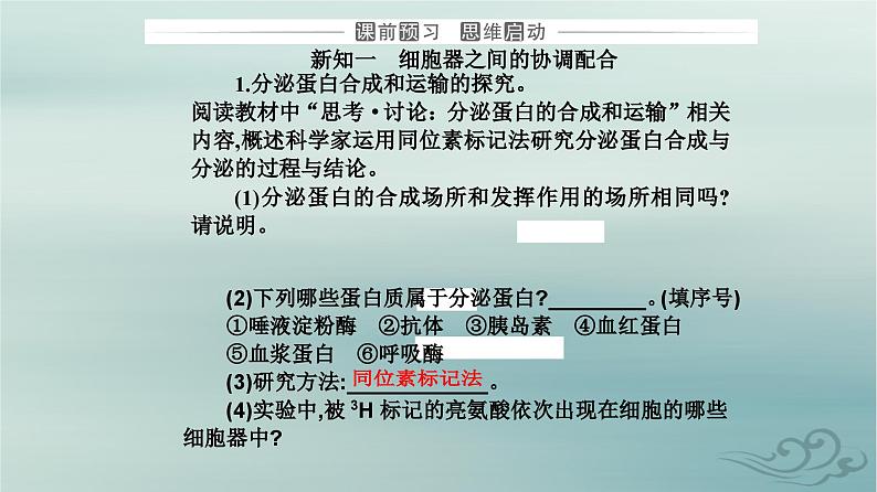 2023_2024学年新教材高中生物第3章细胞的基本结构第2节细胞器之间的分工合作第2课时课件新人教版必修1第3页