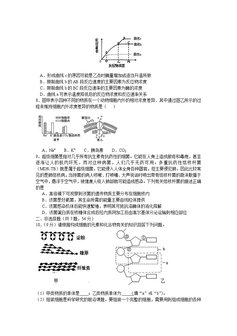 虎林一中高一生物期末试卷及答案第2页