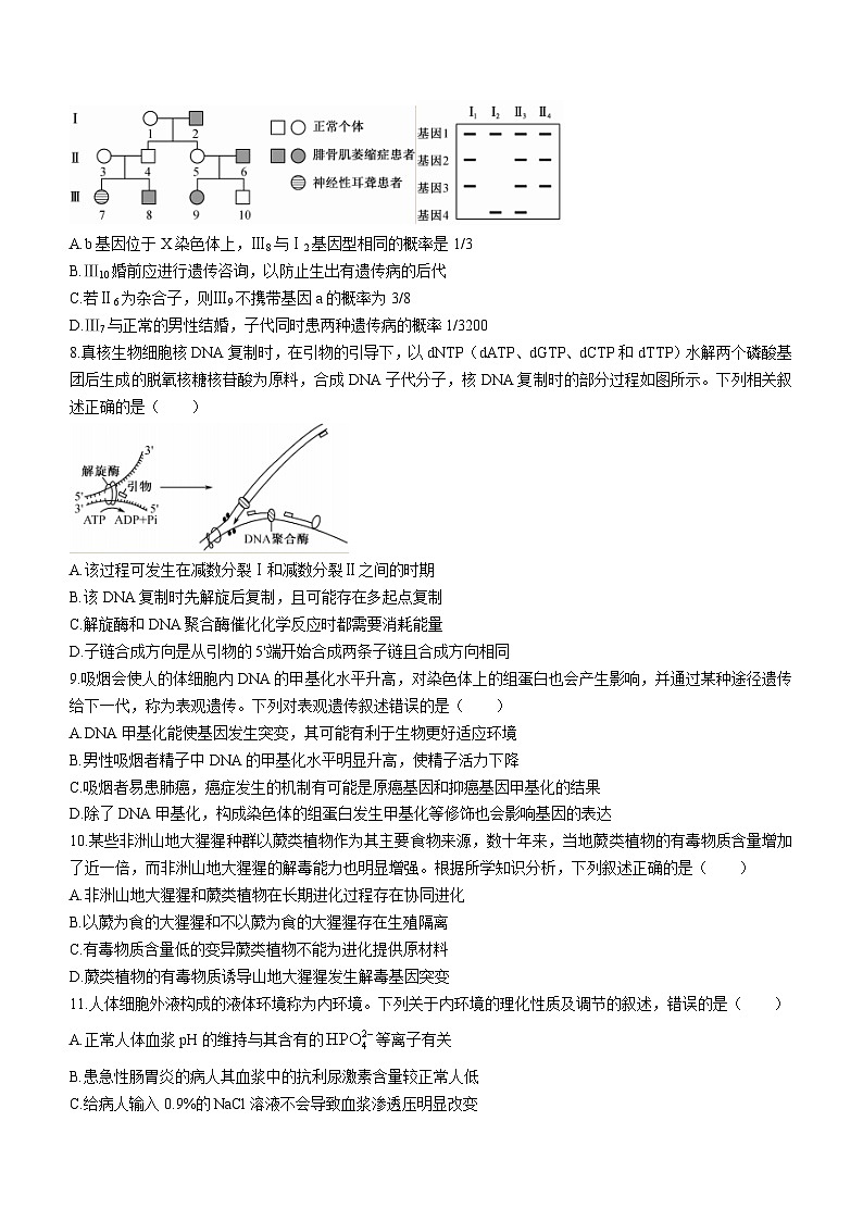 湖北省宜昌市协作体2023-2024学年高三上学期期中生物试题03