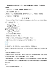 四川省成都外国语学校2023-2024学年高二生物上学期11月期中试题（Word版附解析）