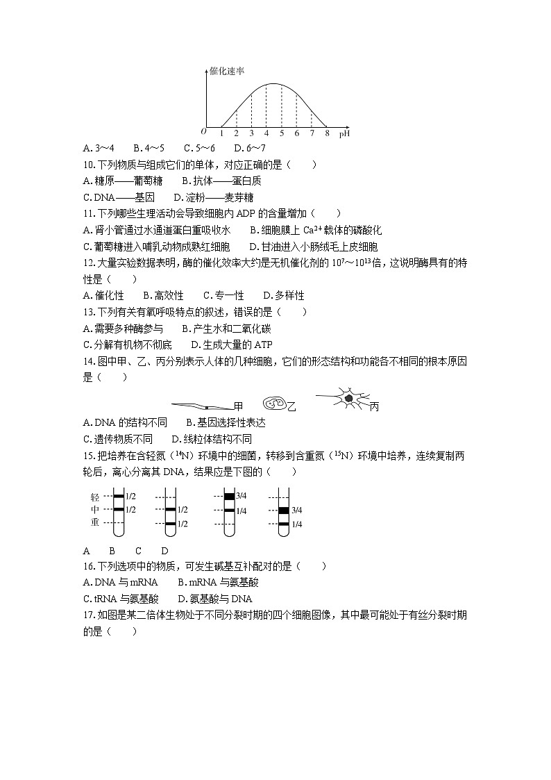 江苏省普通高中学业水平合格性考试模拟卷（三）生物（含答案）第2页