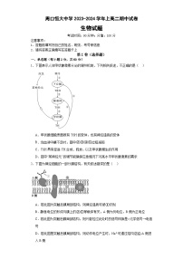 河南省周口市周口恒大中学2023-2024学年高二上学期期中考试生物试题