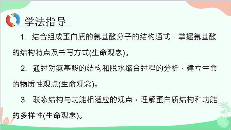 生物人教版(2019)必修1 2.4 蛋白质是生命活动的主要承担者课件第3页