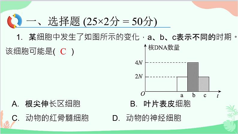 生物人教版(2019)必修1 第6章课件第2页