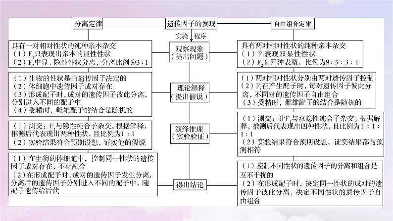 新教材适用2023_2024学年高中生物第1章遗传因子的发现章末总结课件新人教版必修204