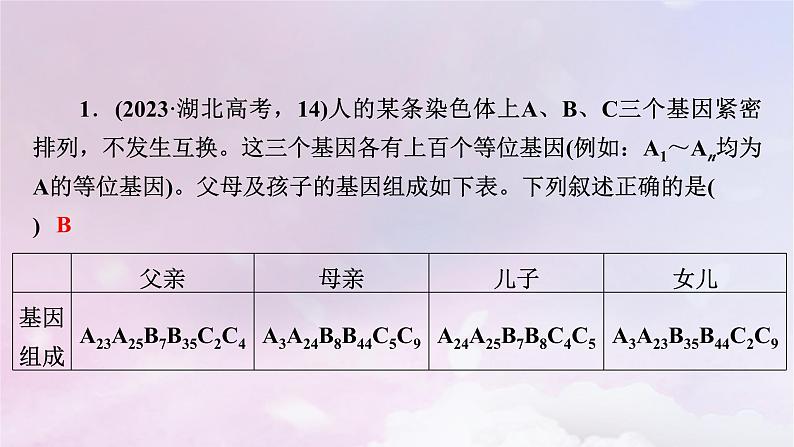 新教材适用2023_2024学年高中生物第2章基因和染色体的关系章末总结课件新人教版必修206