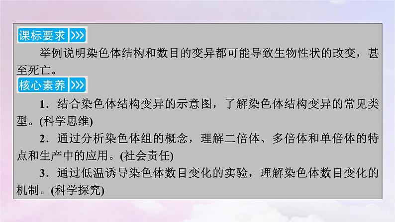 新教材适用2023_2024学年高中生物第5章基因突变及其他变异第2节染色体变异课件新人教版必修2第3页