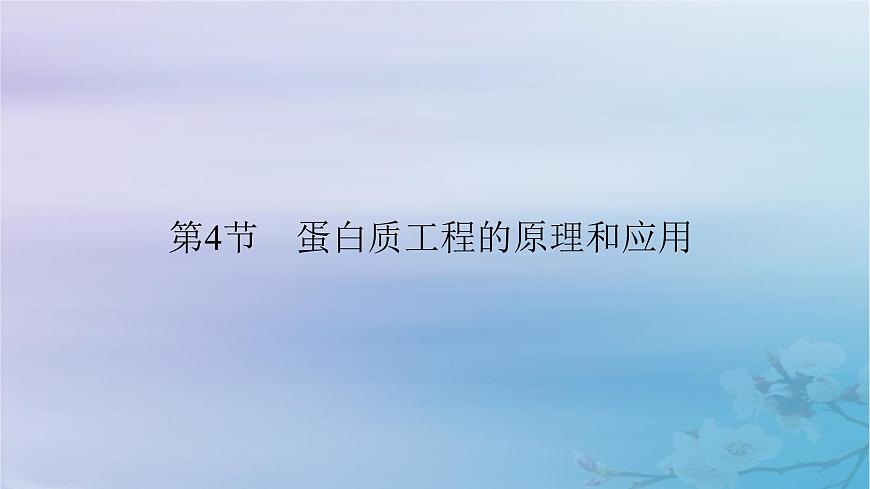新教材适用2023_2024学年高中生物第3章基因工程第4节蛋白质工程的原理和应用课件新人教版选择性必修3第2页
