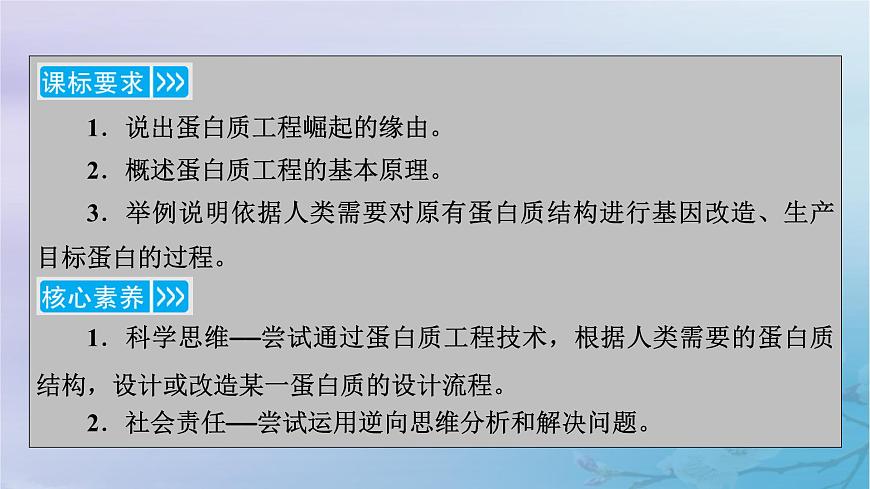 新教材适用2023_2024学年高中生物第3章基因工程第4节蛋白质工程的原理和应用课件新人教版选择性必修3第3页