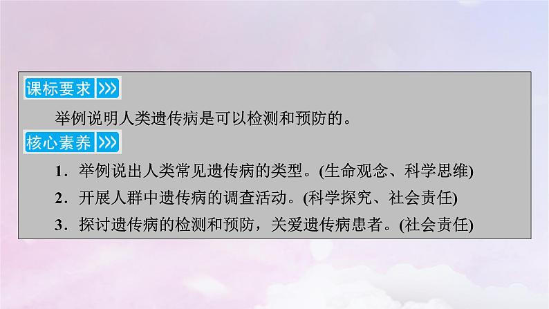 新教材适用2023_2024学年高中生物第5章基因突变及其他变异第3节人类遗传课件新人教版必修2第3页