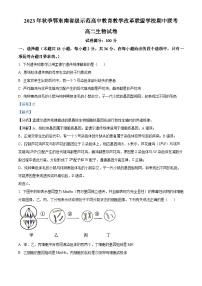 湖北省鄂东南联盟学校2023-2024学年高二上学期期中联考生物试题（Word版附解析）