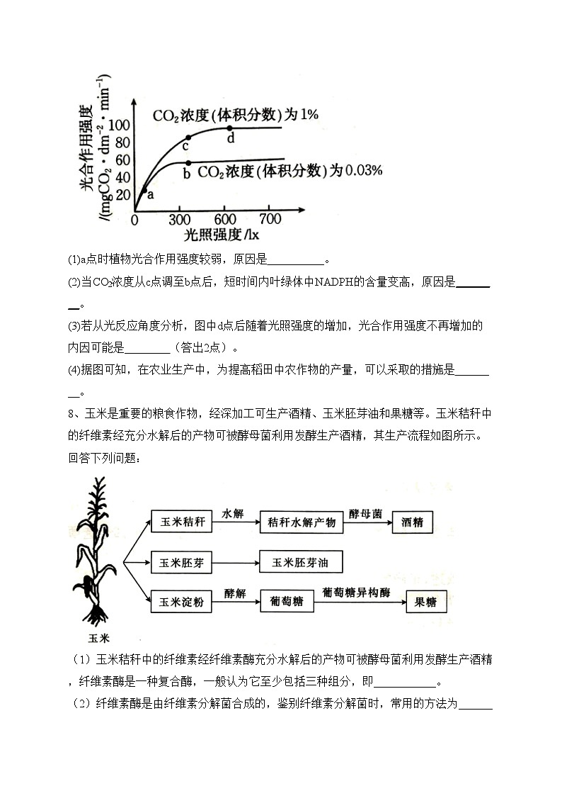 2023届青海省西宁市大通回族土族自治县高三一模理综生物试题(含答案)03