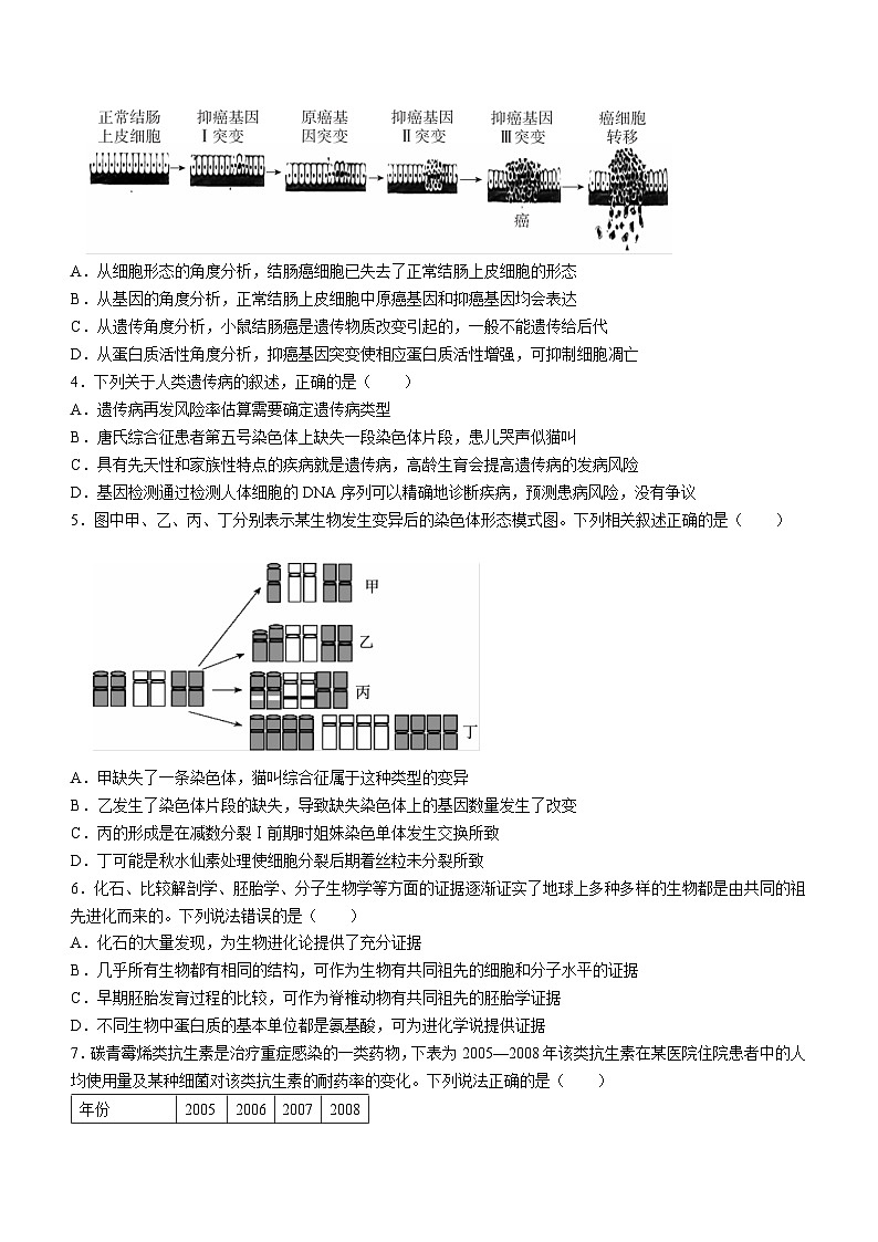 湖北省宜城市一中等六校2023-2024学年高二上学期期中联考生物试题（Word版附答案）02