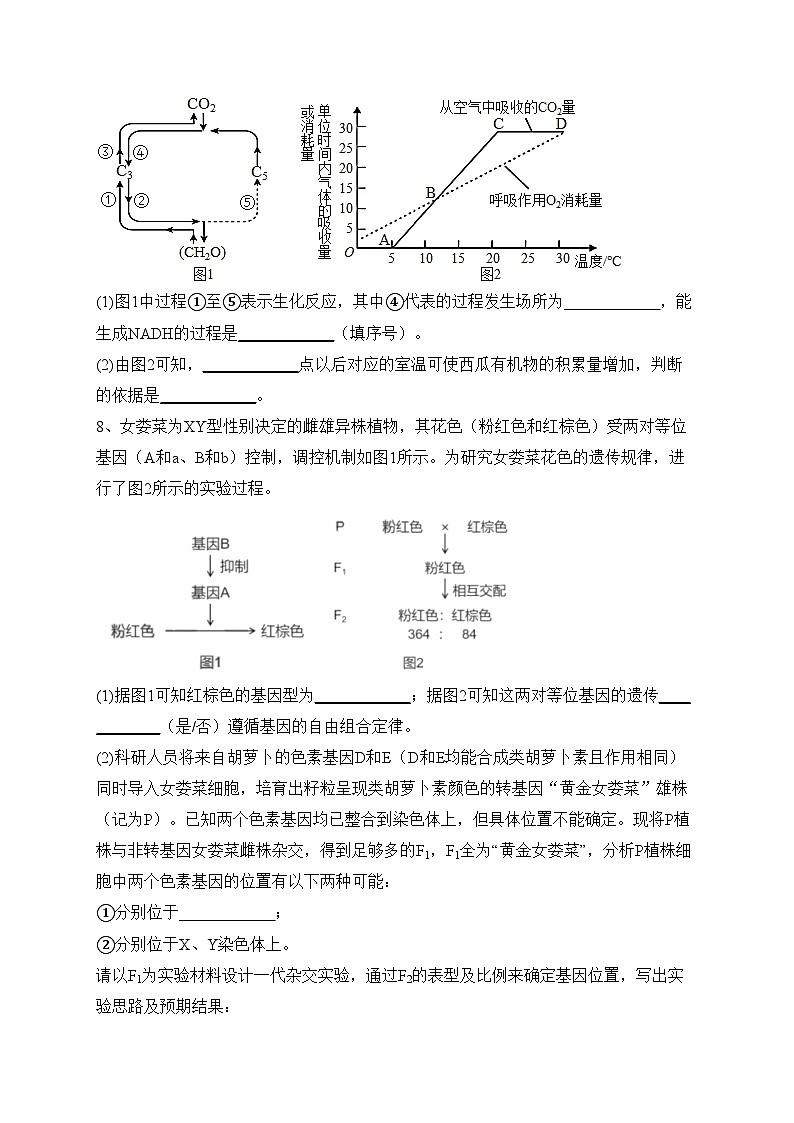 2023届黑龙江省哈尔滨市九中高三第二次高考模拟考试理综生物试题(含答案)第3页