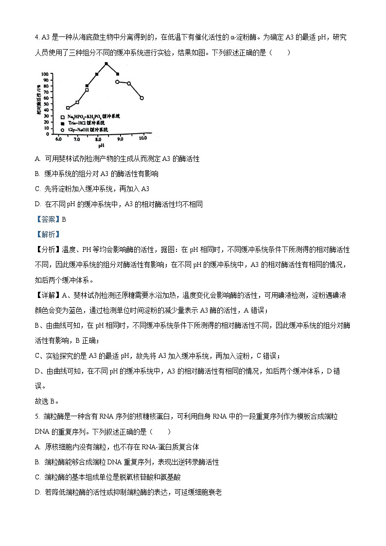 江苏省句容三中、海安实验中学联考2023-2024学年高三上学期10月月考生物试题（Word版附解析）第3页