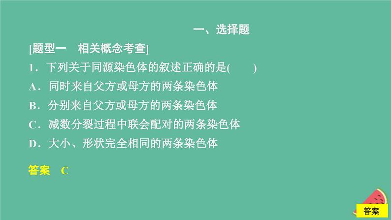 新教材2023版高中生物第2章基因和染色体的关系第1节减数分裂和受精作用第1课时精子的形成过程课件新人教版必修2第3页