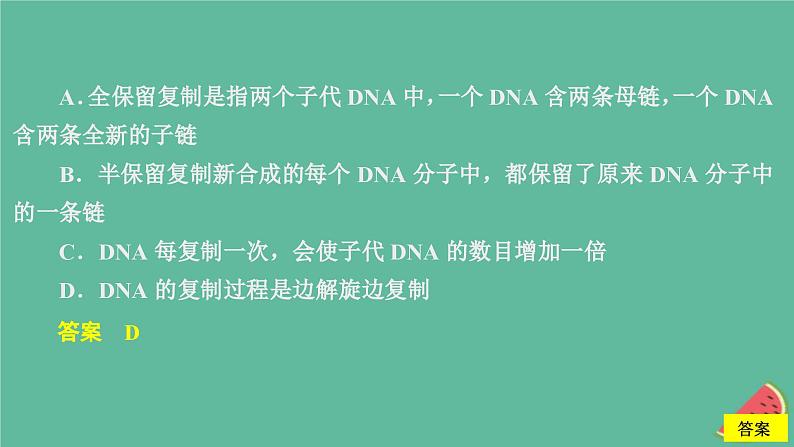 新教材2023版高中生物第3章基因的本质第3节DNA的复制课件新人教版必修2第8页