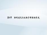 新教材2023年高中生物第6章生物的进化第4节协同进化与生物多样性的形成课件新人教版必修2