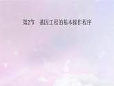 新教材2023年高中生物第3章基因工程第2节基因工程的基本操作程序课件新人教版选择性必修3