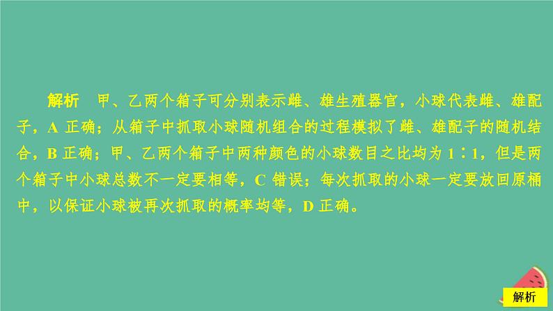 新教材2023版高中生物第1章遗传因子的发现第1节孟德尔的豌豆杂交实验一第2课时对分离现象解释的验证和分离定律课件新人教版必修204