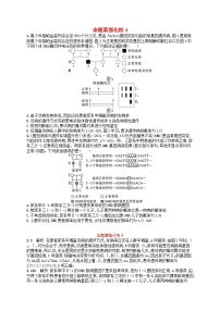 适用于老高考旧教材2024版高考生物二轮复习命题篇强化练4遗传的基本规律与伴性遗传含人类遗传病（附解析）