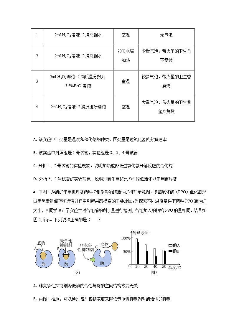 山东省潍坊高密市第三中学2023-2024学年高一上学期9月月考生物试题第2页