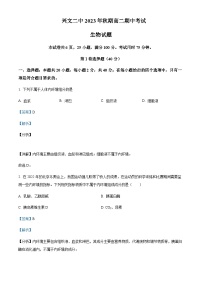 2023-2024学年四川省宜宾市兴文第二中学高二上学期期中生物试题含答案