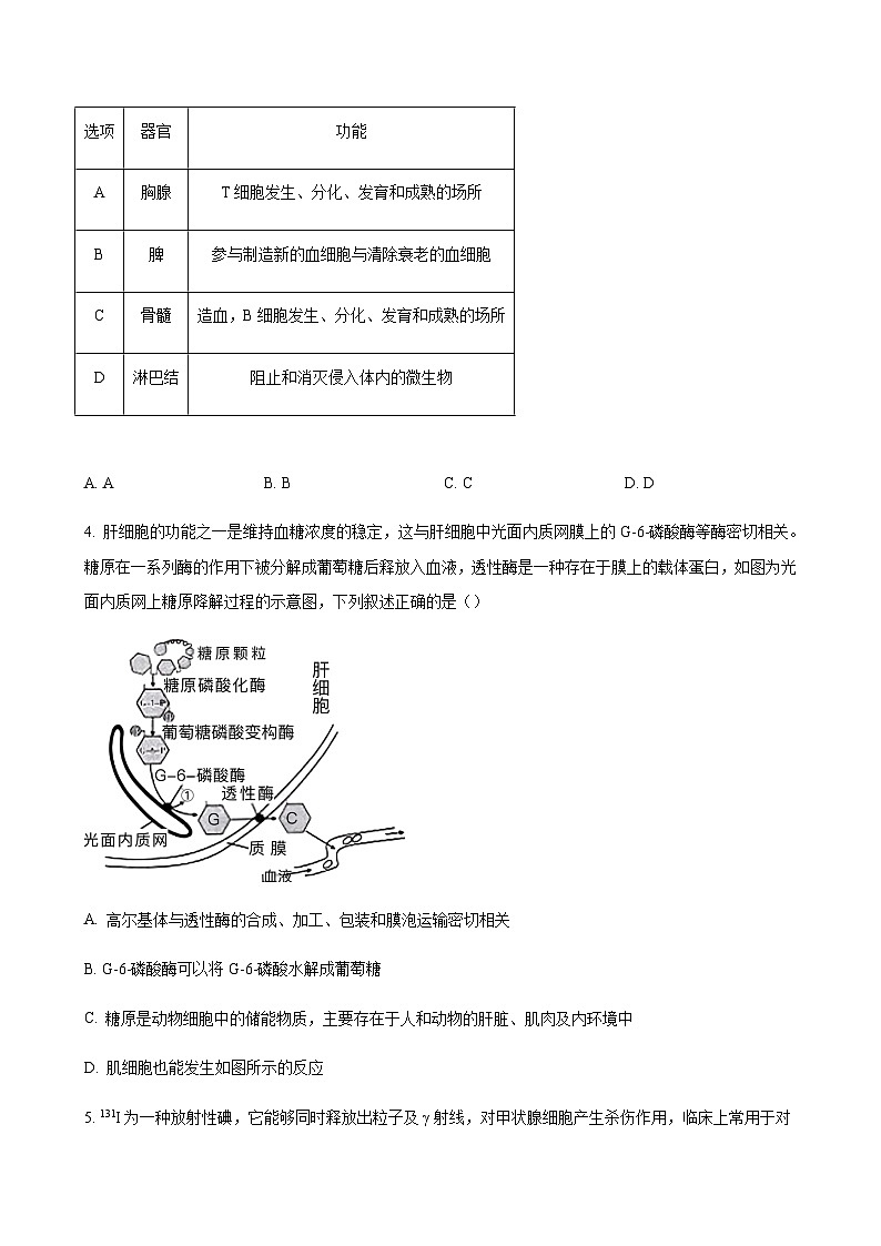 2023-2024学年江苏省徐州市高二上学期11月期中考试生物word版含答案02