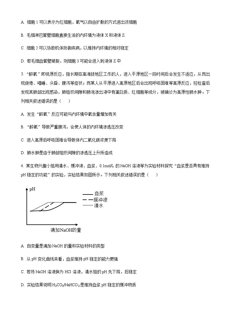 2023-2024学年陕西省榆林市“府、靖、绥、横、定“五校联考高二上学期期中考试生物含答案第2页