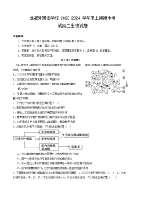 2023-2024学年四川省成都外国语学校高二上学期期中考试生物含答案